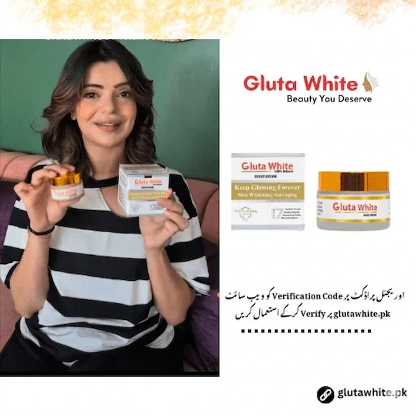 Gluta White Cream for Face Whitening & Brightening