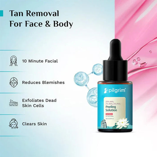 25% AHA, 2% BHA, 5% Peeling Solution For Smooth-textured Glowing Skin